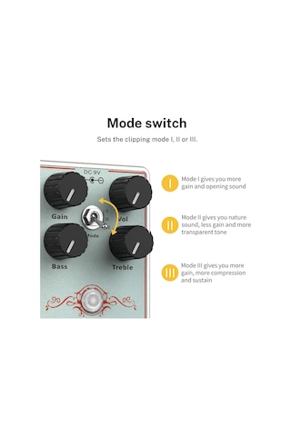 Donner Dumbal Drive Overdrive Pedalı