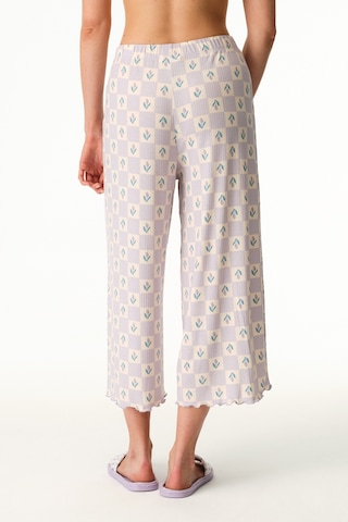 Penti Lila Ella Desenli Kapri Pijama Altı