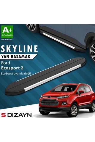 S-dizayn Ford Ecosport 2 Skyline Aluminyum Yan Basamak 173 Cm 2012-2022 A+ Kalite