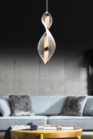 İstanbul Avize Mars Tekli Gold Ledli Modern Lüx Avize Gold