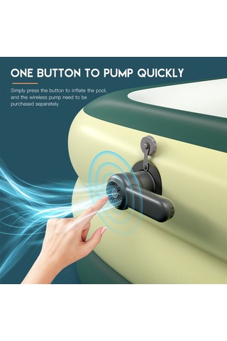 Ximistore9 Kablosuz 50w Hızlı Şarjlı Pompa - 3x3000mah Li-pil İle Havalandırıcı Sadece Bu Linkteki Havuz İçin