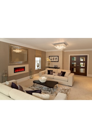 Alaz Efekt Elektrikli Şömine Wifi Ses Efektli 130 Cm 1800 W Yerli Üretim