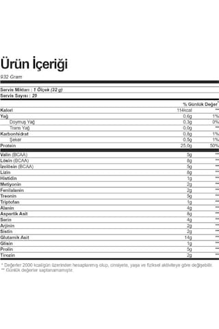 Iso 100 Hydrolyzed Whey Protein Tozu 2264 Gr Çilek Aromalı