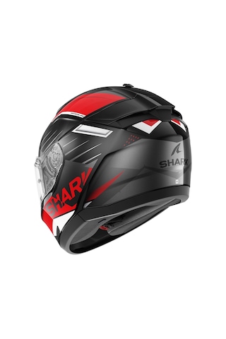 Shark Rıdıll 2 Bersek Kask Beyaz Kırmızı Siyah