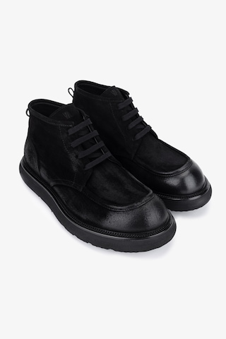 Valmenti Erkek Hakiki Deri Siyah Casual Bot 1171 261-05 Erk Bot Sk25-26 Syh Suet Esktm Siyah