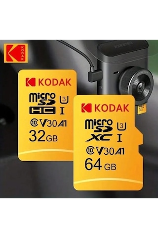 Novahub Kodak Micro Sd 32-256 Gb Hafıza Kartı - Yüksek Hızlı, A1, V30, U3, Uhs, Telefon, Kamera, Tablet İçin