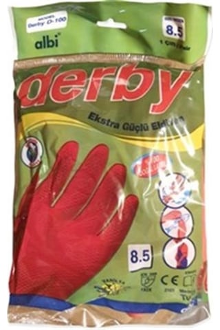 Derby No 9 Lastik Eldiven