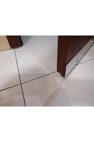 Alüminyum Kapialti L Koruma - Tekmelik 10 Cm 2 10 Cm Köşebent -75 Cm