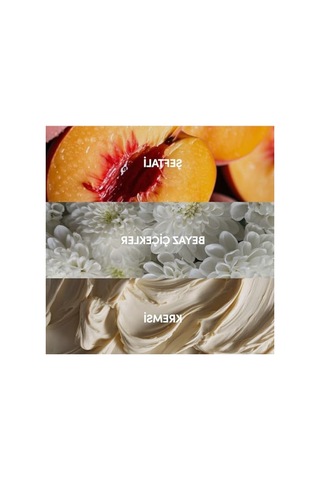 Kremsi Vücut Parfümü, 50 Ml, Şeftali Ve Beyaz Çiçek Aromalı Amber