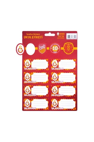 Galatasaray Stickers Okul Defter Etiketi - 3 Yaprak Galatasaray Stickers Okul Defter Etiketi - 3 Yaprak