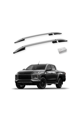 Turtle Mitsubishi Triton Mk5 2015-2025 Tavan Çıtası Crown Gri
