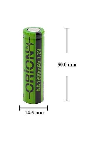 Orion 1.2v Aa 1800mah Ni-mh Şarjlı Kalem Pil Şarj Edilebilir Pil