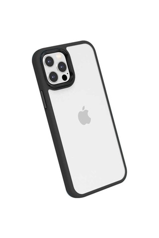 Apple Uyumlu iPhone 13 Pro Kılıf Zore Cann Kapak Siyah