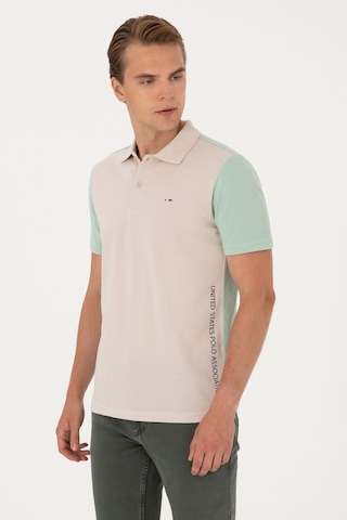 U.S. Polo Assn. Erkek Regular Fit Su Yeşili Polo Yaka Tişört 50306790-VR048
