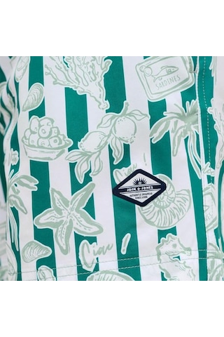 Jack&jones Jack Jones Şort Mayo Maui Vibes Novelty Aop Yeşil