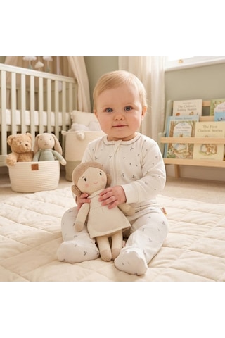 Tiffany Baby & Kids Tiffany Baby Olive Branch Theme Fermuarlı Tulum 46040 Ekru