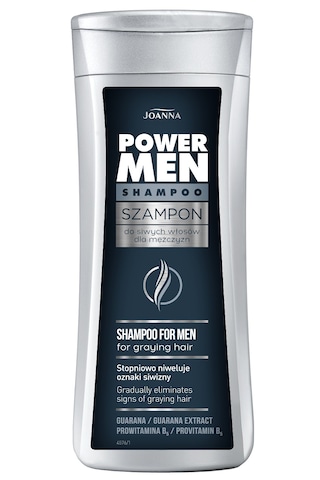 Power Men Beyazlayan Saçlar İçin Erkek Şampuanı 200ml Beyaz