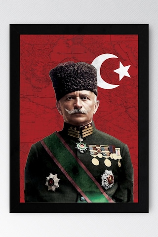 Fahrettin Paşa Çerçeveli Tablo