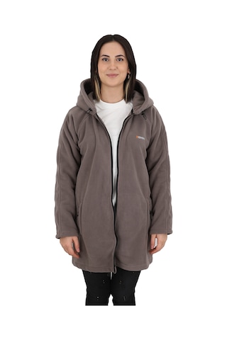 Kadın Gri Polar Ceket - Zenobya Gri