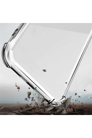 Samsung Uyumlu Galaxy A6 Plus 2018 Kılıf Şeffaf Nitro Anti Shock Kapak Renksiz