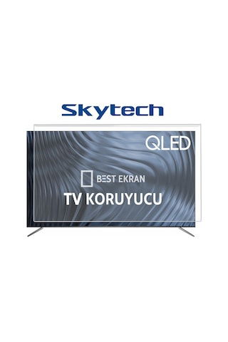 Skytech 50" St-5050 Tv Ekran Koruyucu 127cm Kırılmaz Şeffaf Os St-5050