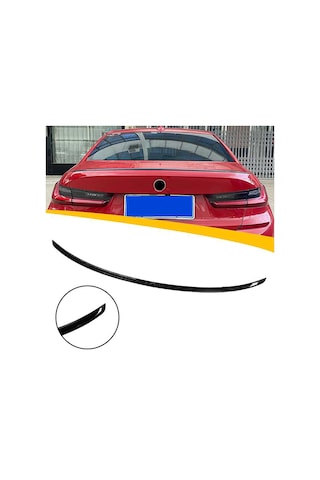 Bmw G20 M3 Bagaj Üstü Spoiler Parlak Siyah Spoyler Plastik İthal 2019-2022