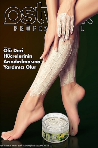 Ostwint Yüz Ve Vücut Peeling Scrub Salatalık 300ml Cilt Temizleyici Pürüssüzleştirici Dolaşımı Hızlandırıcı