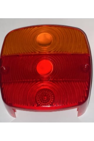 1 Adet Stop Camı Ekskavatör Kepçe Kare Stop Lamba Camı Jcb Hidromek Volvo Tc56 Karavan Ölçüsü 12x12cm