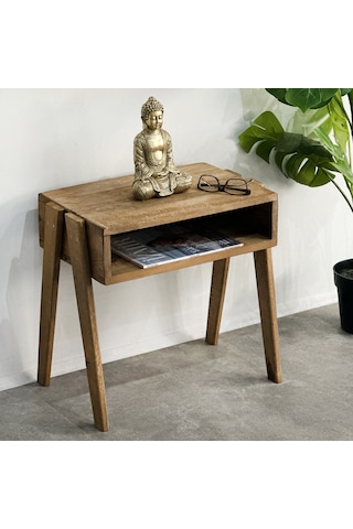 Ahşap Komodin Sehpa Yan Sehpa Açık Raf 5316