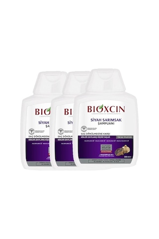 Bioxcin Siyah Sarımsak Şampuanı 3 x 300 ML