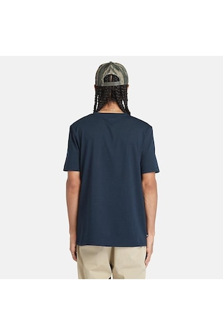 Timberland Tımberland Linear Logo Short Sleeve Tee Tb0a5upq4331-dark Sapphıre Lacivert