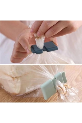 Büro Ev Ofis Düzeni İçin 6parça Poşet Torba Ambalaj Kıstırmalı Kapatma Klip Seti Diğer