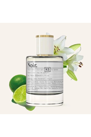 K6 Kadın Edp Parfüm 50 Ml Amber - Çiçeksi