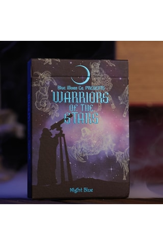 Room One Warriors Of The Stars: Zodiac Night Blue Premium Oyun Kağıdı İskambil Kartları Destesi