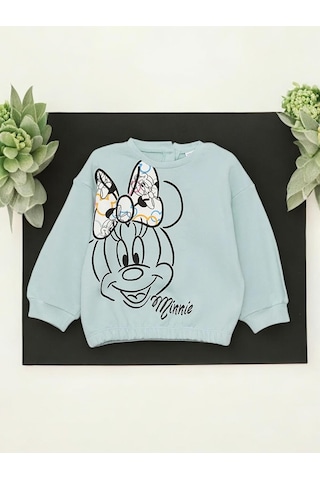 Sea Bubbles Minnie Kız Çocuk Taytlı Takım Yeşil