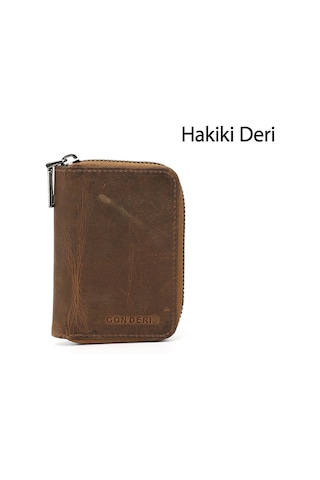 Gönderir Gönderi R Unisex Taba Crazy Hakiki Deri Dikey Kartlık Ddux76006858