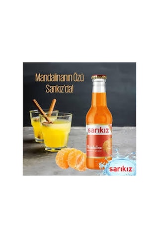 Mandalina Aromalı Maden Suyu 200ml 6'lı