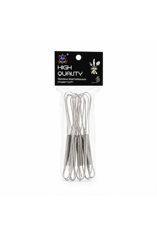 6pcs Mini 13cm Metal Çırpıcı Çok Renkli