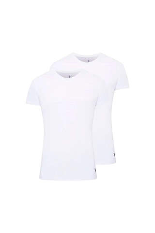 U.s. Polo Assn. Erkek 2'li Yuvarlak Yaka Atlet 001