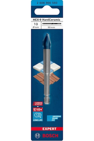 Bosch Expert 10x90 Mm Hex-9 Sert Seramik Matkap Ucu 2608900593