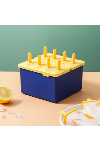 Ranyeek 8'li Dikey Ev Yapımı Dondurma Kalıbı - Yiyecek Grubu Pp Malzeme İle Güvenli Ve Dayanıklı, Evde Lezzetli Buzlu Tatlılar İçin Mükemmel Diğer