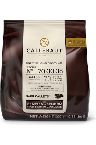 Callebaut 70-30-38 Yoğun Bitter Damla 400 G