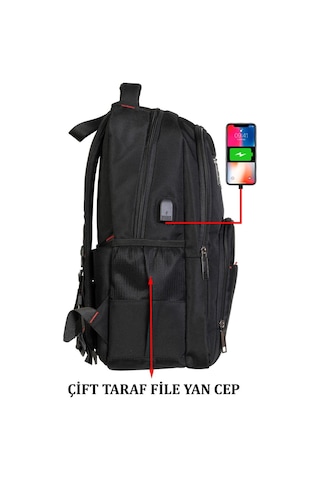 Laptop Sırt Çantası 15.6 İnç Tablet Usb Bölmeli 8683255013616