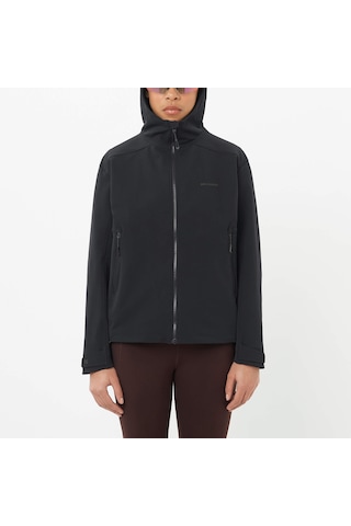 Salomon Outpeak Softshell Kadın Outdoor Montu Deep Black Lc2656500 Siyah