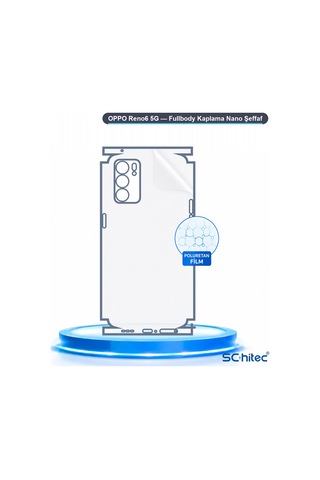 Oppo Reno6 5g Uyumlu Fullbody Arka Kaplama Hidrojel Koruyucu Film 20684663