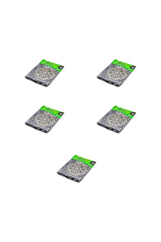 Arma Baskılı Mini Blok Poşet Torba No: 2 Siyah 5 x 100'lü 25 x 37 CM