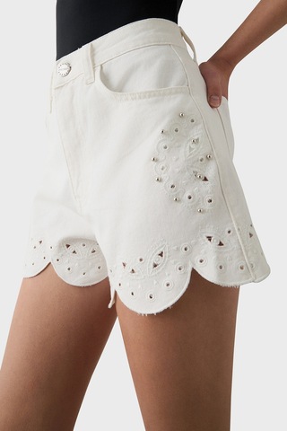 Bsb Bayan Short 053-241803.002 Beyaz Beyaz