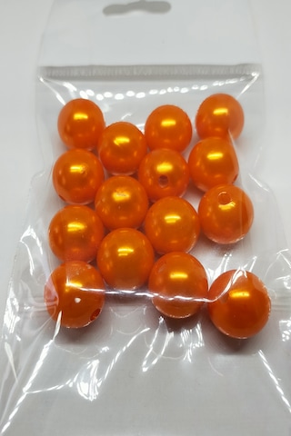 Efsane Turuncu Janjan Boncuk 14 Mm Dar Delik