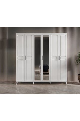 Sport 6 Kapaklı Komple MDF Yatak Odası Takımı