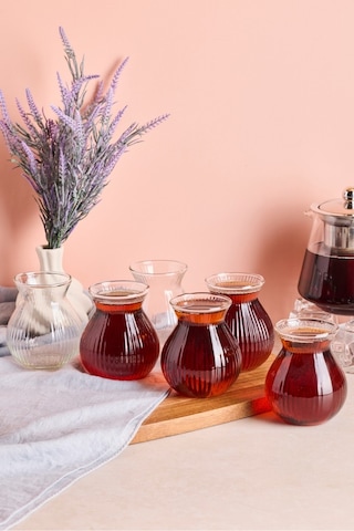 Perotti Emirgan 6lı Çay Bardağı Seti 200ml 40195 Şeffaf